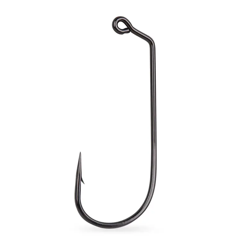 Mustad 60-Round Jig Hook – Black Finish, 1000-Pack, Size 4/0