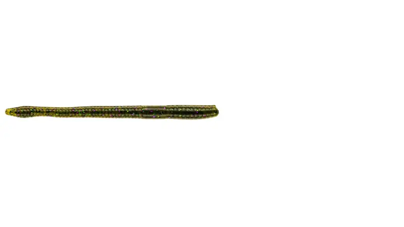 NetBait Magnesium Finesse Worm – 4.75 Inches, Watermelon Candy, 16-Pack