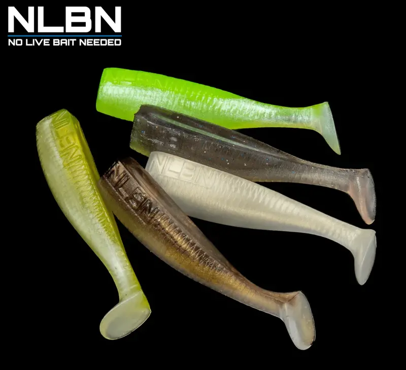 NLBN 3-Inch Paddle Tail Soft Baits