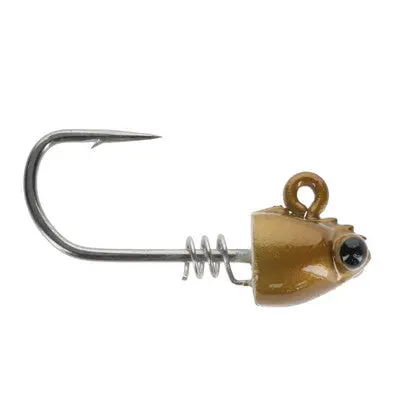 NLBN 3-Inch Shrimp Jig Heads – Saltwater Fishing Lead Heads with Hook
