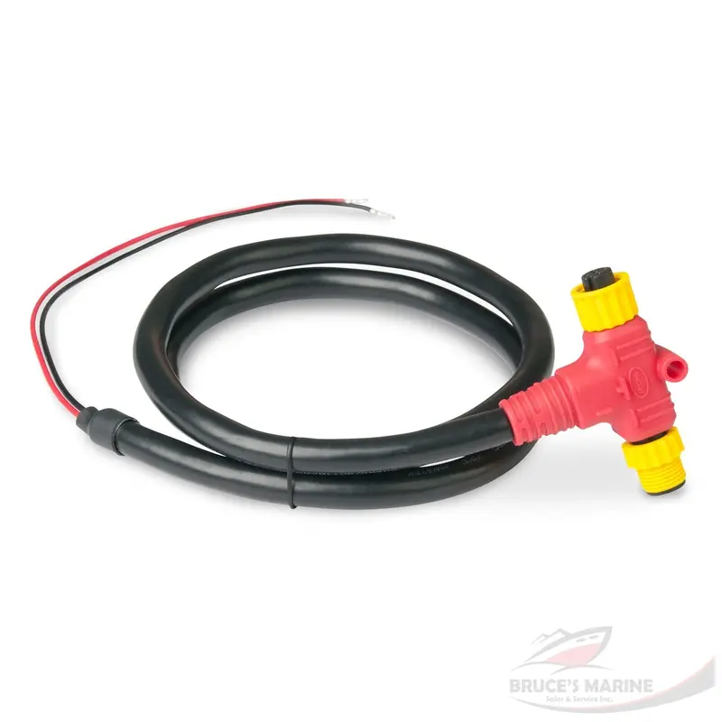 NMEA 2000 Power Cable with Integrated Tee – 1-Meter Length