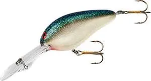 Norman DD22 Deep-Diving Crankbait – 3-Inch, 5/8 oz White/Black/Green