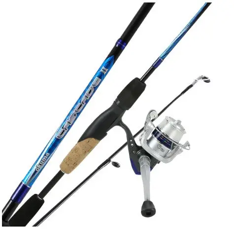 Okuma Cascade II Spinning Combo Rod and Reel – 6 ft 6 in, 2-Piece Medium Power