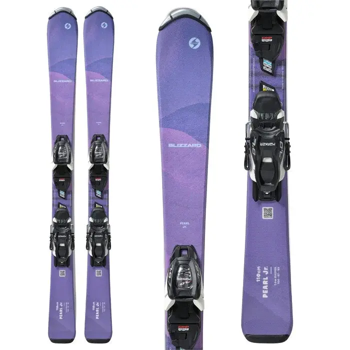 Pearl Jr Kids’ Skis with 4.5 FDT Bindings