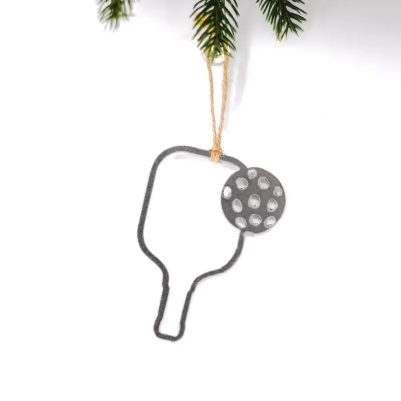 Pickleball-Themed Christmas Tree Ornament