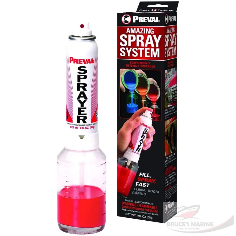 Preval Sprayer Kit – Adjustable Aerosol Dispensing System