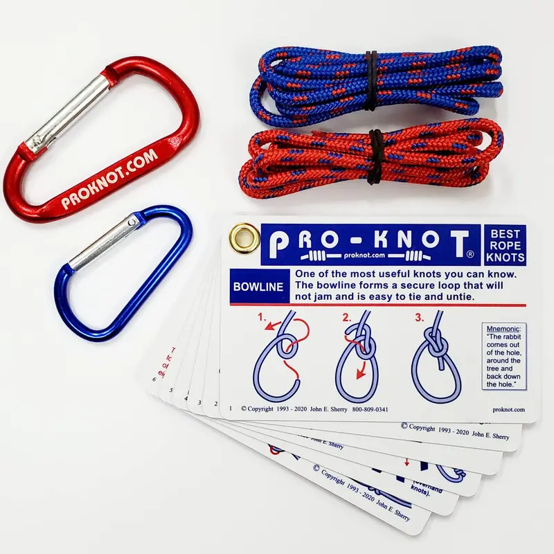 Pro-Knot Tying Card Set – Visual Guide for Essential Outdoor Knots