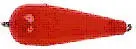 Rainbow Red Torpedo Float – 1/4 oz