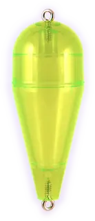 Rainbow Torpedo Fishing Float – 3/8-Ounce Translucent Green