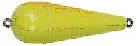 Rainbow Torpedo Fishing Float – Opaque Chartreuse, 1/4-Ounce