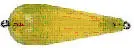Rainbow Translucent Chartreuse Torpedo Float – 1/4 oz