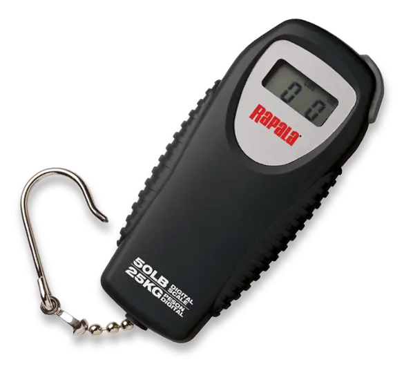 Rapala Mini Digital Scale – Portable 50 lb Fishing Weight Scale