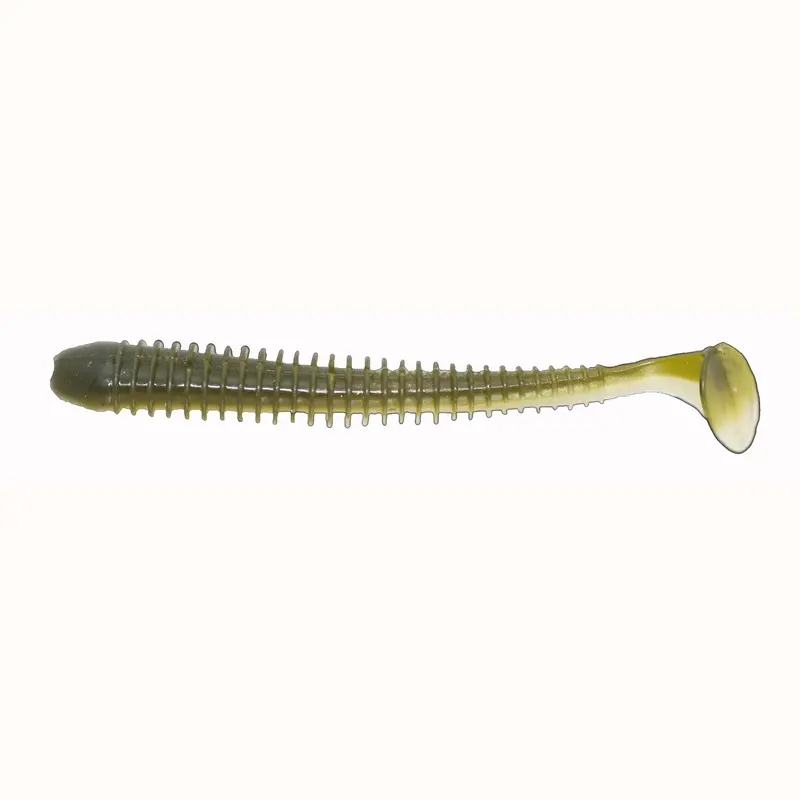 Reaction Strike Thin Shad – 4-Inch, Ayu Natural Bait Color (8-Pack)