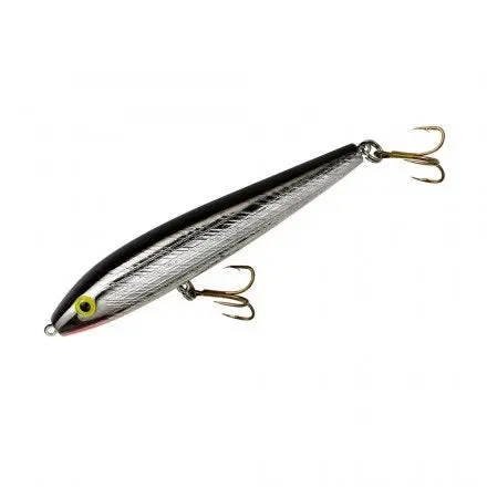 Rebel Jumpin’ Minnow – 3.5-Inch, Silver and Black Finish