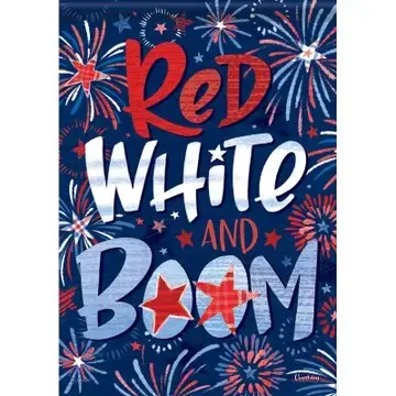 Red, White & Boom Dura-Soft Garden Flag
