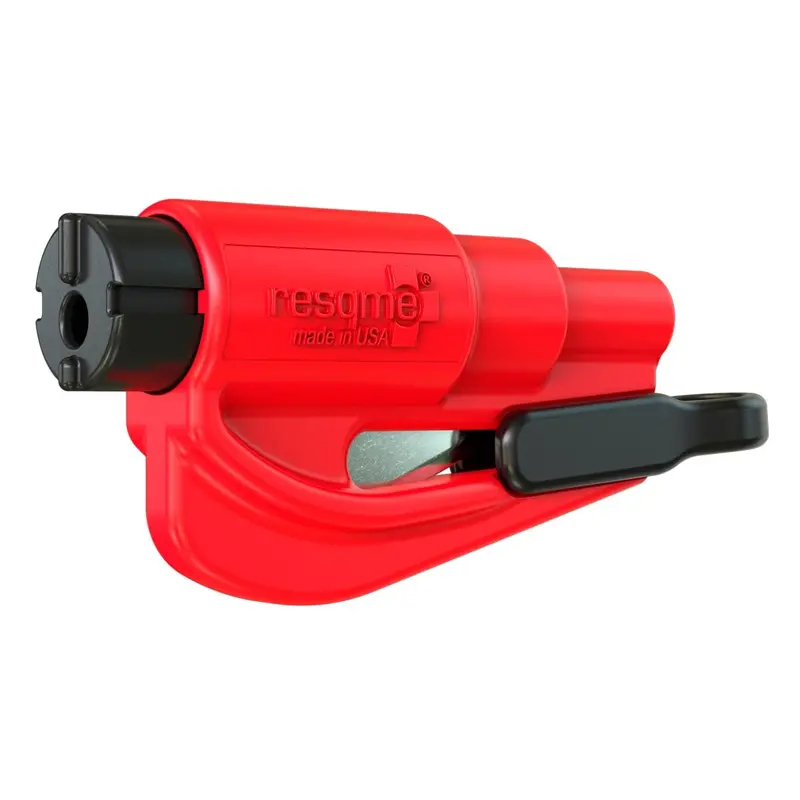 ResQMe Car Escape Tool – Seatbelt Cutter and Tempered-Glass Breaker