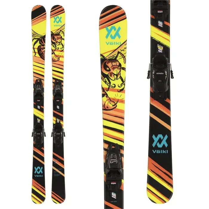 Revolt Jr Wasp Skis with vMotion 4.5 GW Bindings