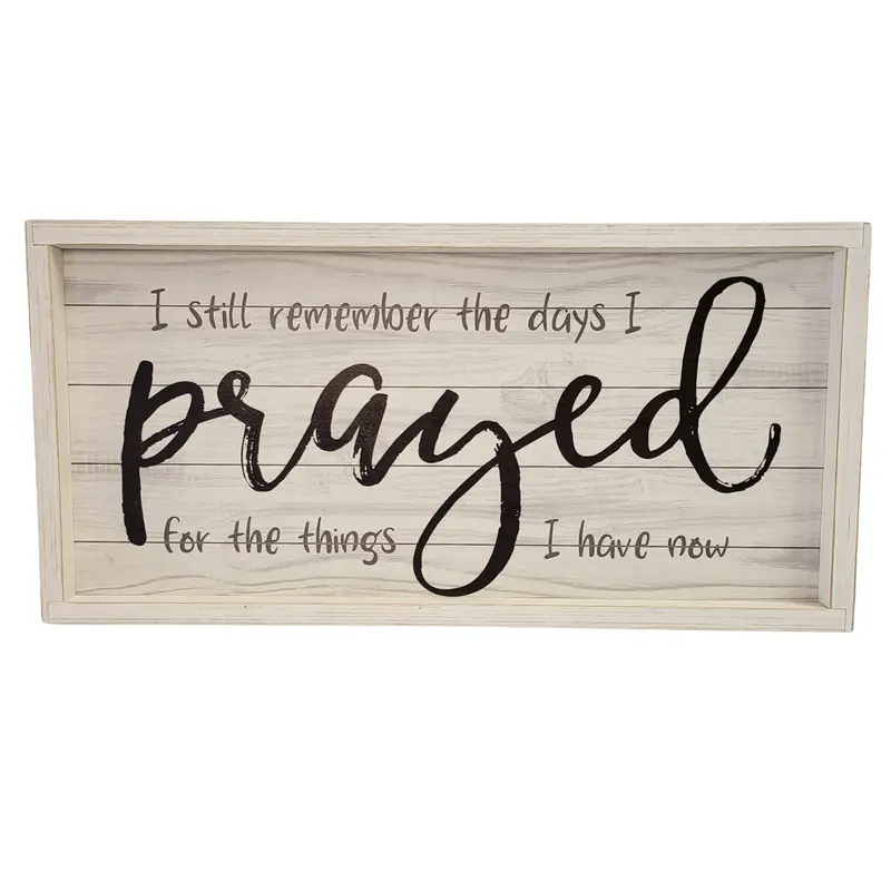 Rustic Wooden Photo Frame – ‘Remember The Days’ Keepsake