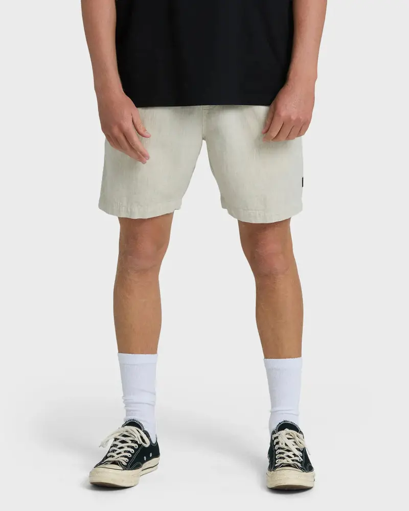 Sano Linen-Blend Elastic-Waist Summer Shorts