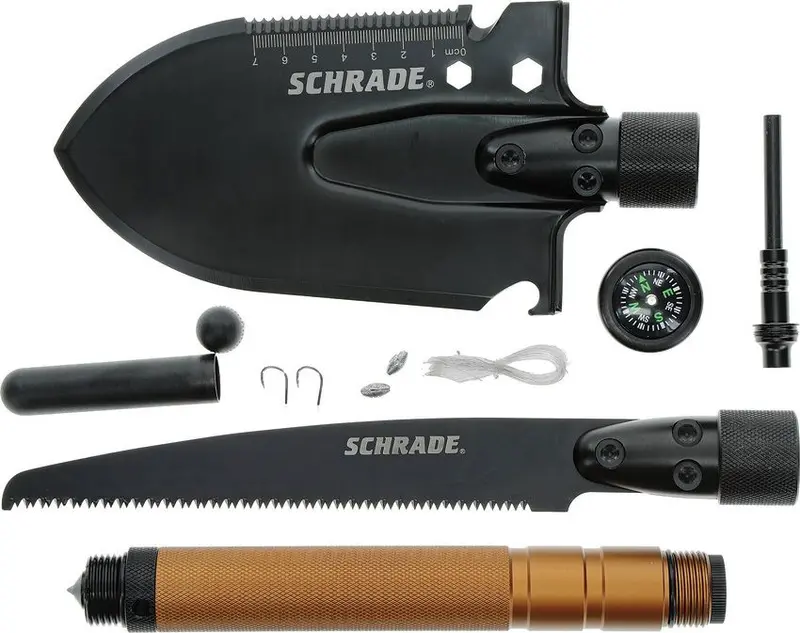 Schrade Frontier Shovel & Saw Combo – Compact Multi-Tool Survival Implement