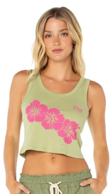 Scoop Baby Rib Sleeveless Tank Top