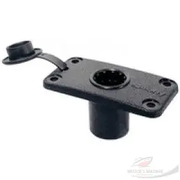 Scotty 244BK Flush-Mount Bracket for Clean Deck Integration – Black