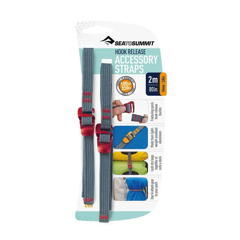 Sea to Summit Adjustable Accessory Straps – Hook-and-Loop Release System