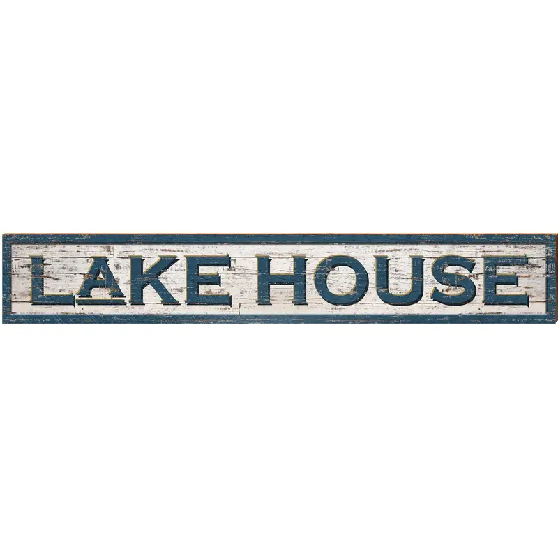 Shabby Chic Lake House Wall Sign
