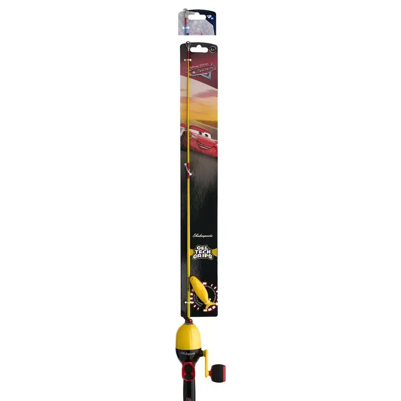 Shakespeare Disney® Cars Beginner Fishing Kit – 2’6″ Medium Action Rod