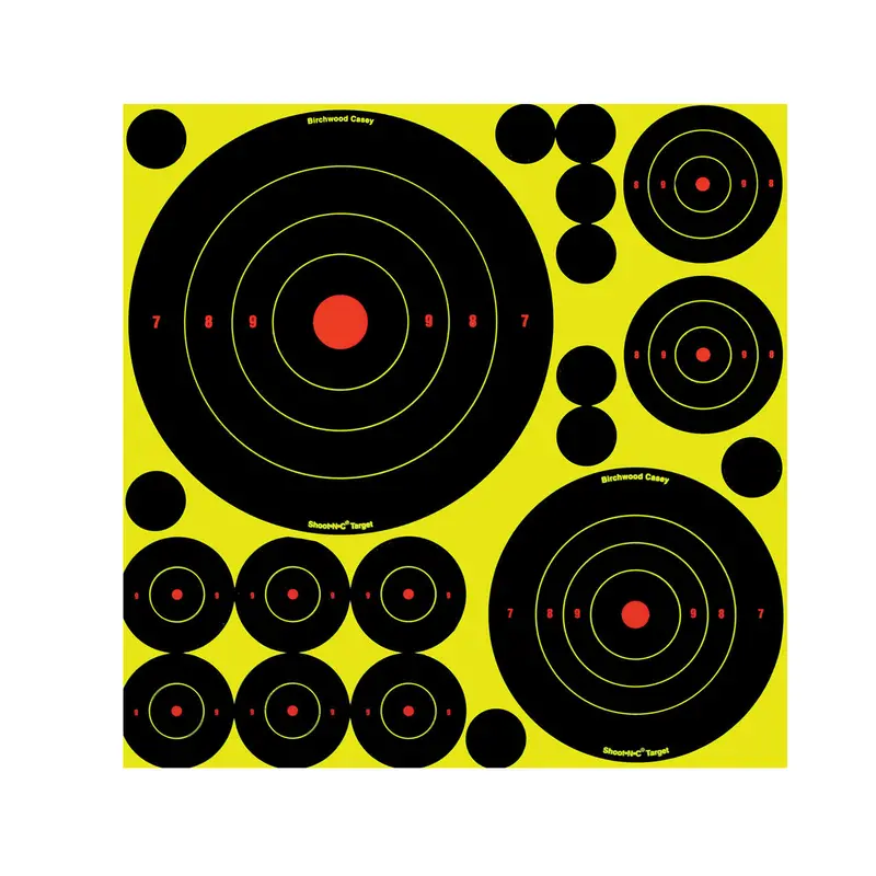 Shoot-N-C Variety Pack – 50 Assorted Bullseye & Pattern Targets