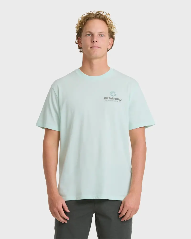 Single Fin Vintage-Inspired Knit T-Shirt