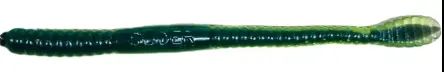 Slider 4-Inch Soft Worm – Black Chartreuse Core (10-Pack)