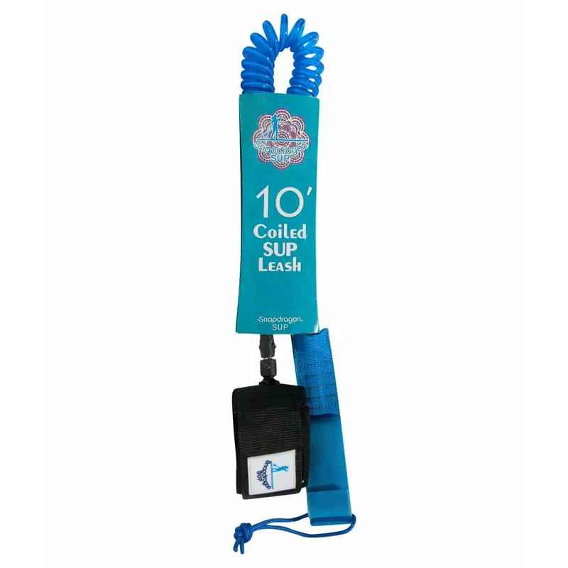 Snapdragon Coiled Surfboard Leash for SUP