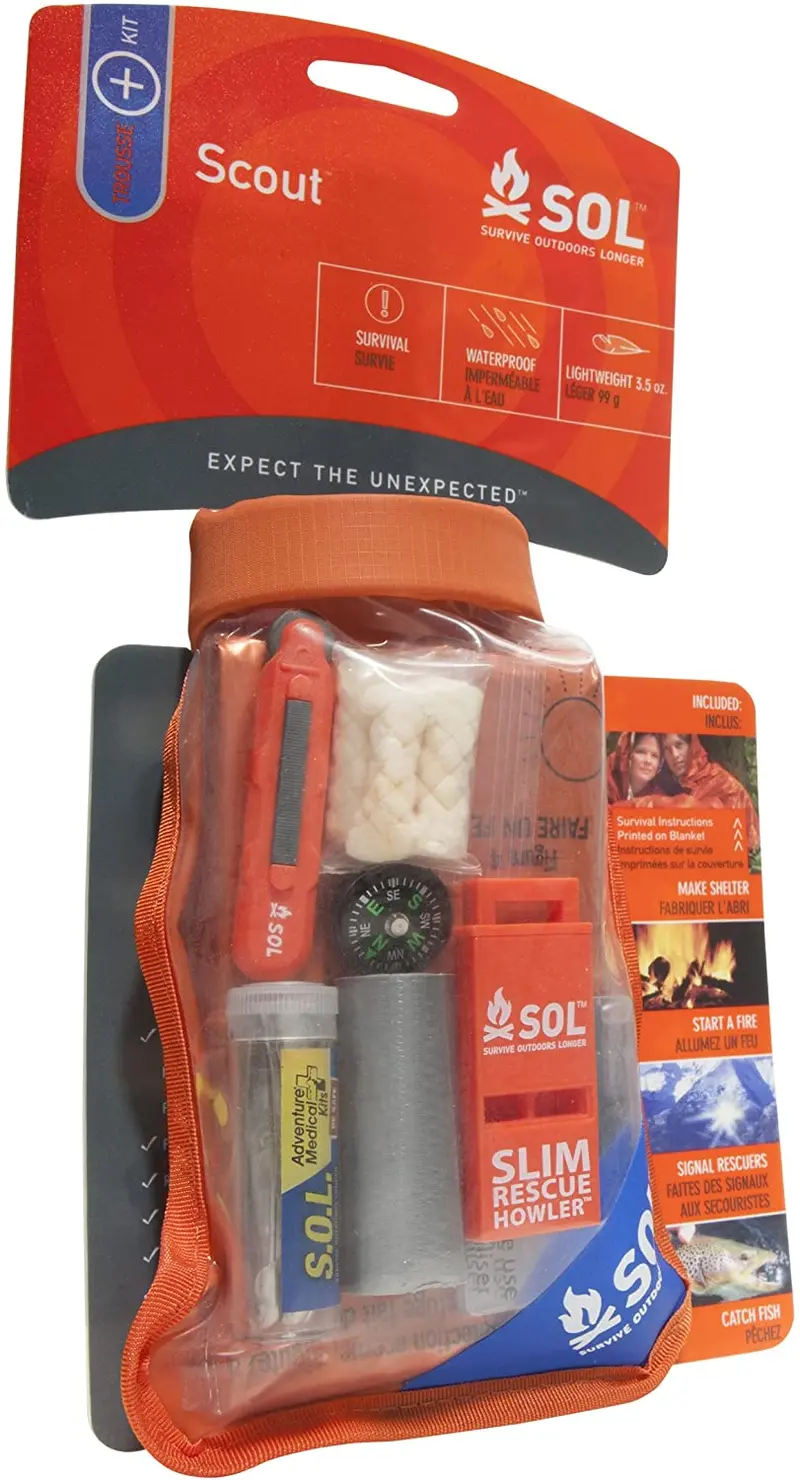 SOL Scout Emergency Survival Kit – Compact All-in-One Preparedness Pack