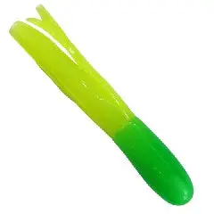 Southern Pro Capp & Coleman Tube – 2-Inch, 10-Pack, Lime/Chartreuse Glow