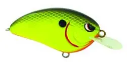Spro Little John 50 Crankbait – 1/2 oz Chartreuse with Black Back
