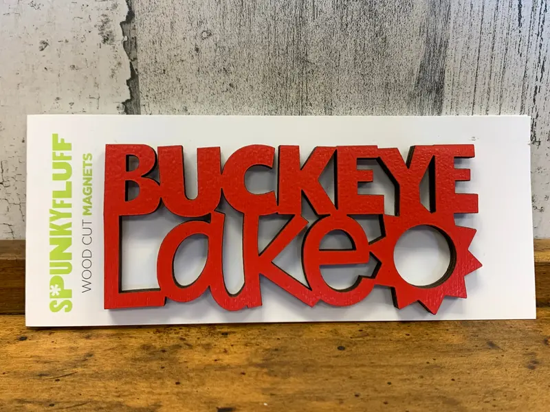 Stacked Word Magnet Set – Buckeye Lake Theme