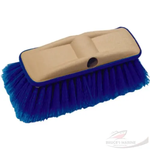 Starbrite 8-Inch Deluxe Block Brush with Bumper – Medium Bristles