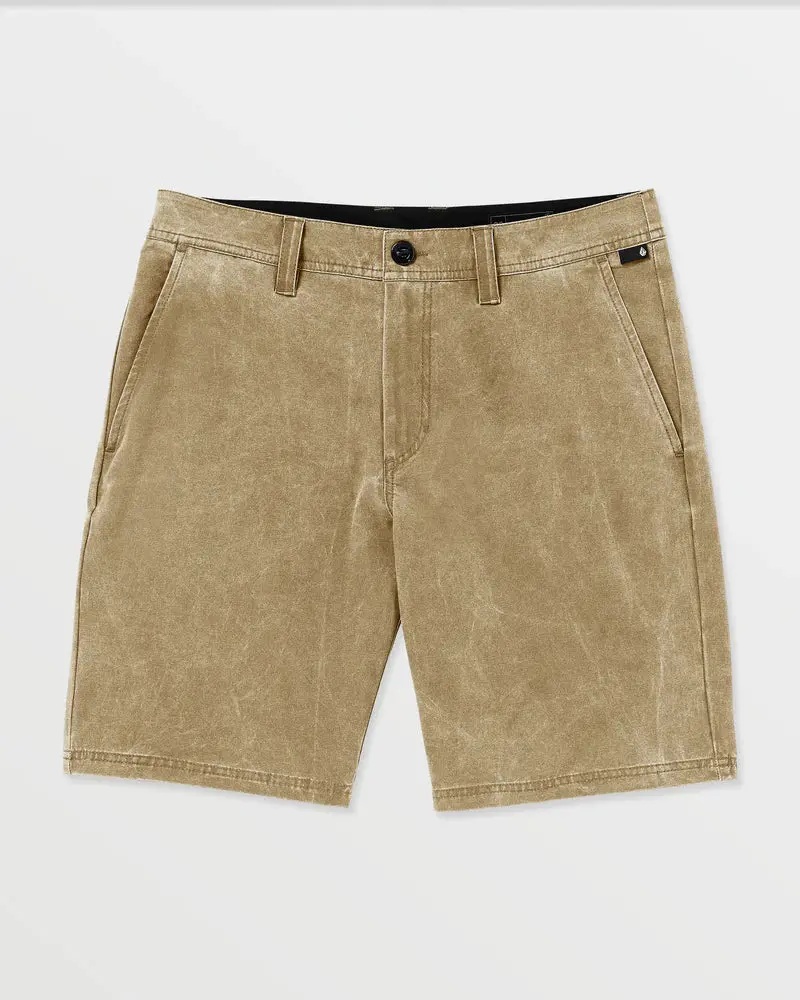 Stone Faded Hybrid Shorts