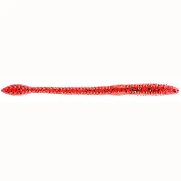 Strike King Fat Baby KVD Finesse Worm – 5 in Red Bug (12-Pack)
