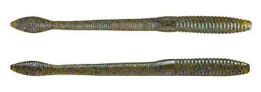 Strike King Fat Baby KVD Finesse Worm – 5-Inch, 12-Pack, Candy Craw