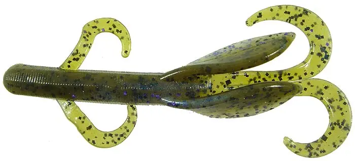 Strike King Game Hawg Soft Plastic – 5.25-Inch, Blue Craw (6-Pack)