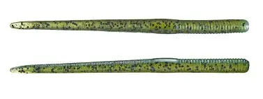 Strike King KVD Finesse Worm – 4-Inch, Watermelon (12-Pack)