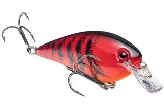 Strike King KVD Square Bill Crankbait – 7/16 oz, Delta Red Colorway