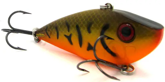 Strike King Red Eye Shad Soft Bait – 3/8 oz Orange Belly Craw