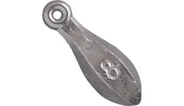 Super Pro Bank Sinkers – 1.5 oz Lead Weight, 3-Pack for Bottom Fishing