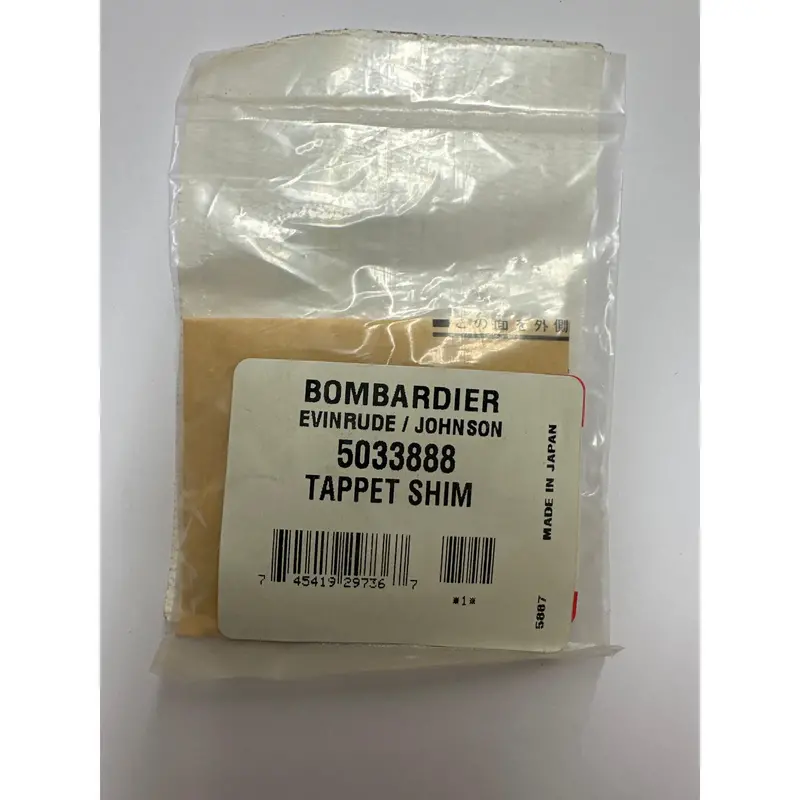 Tappet Shim Set – Thickness-Specific, Part #5033888