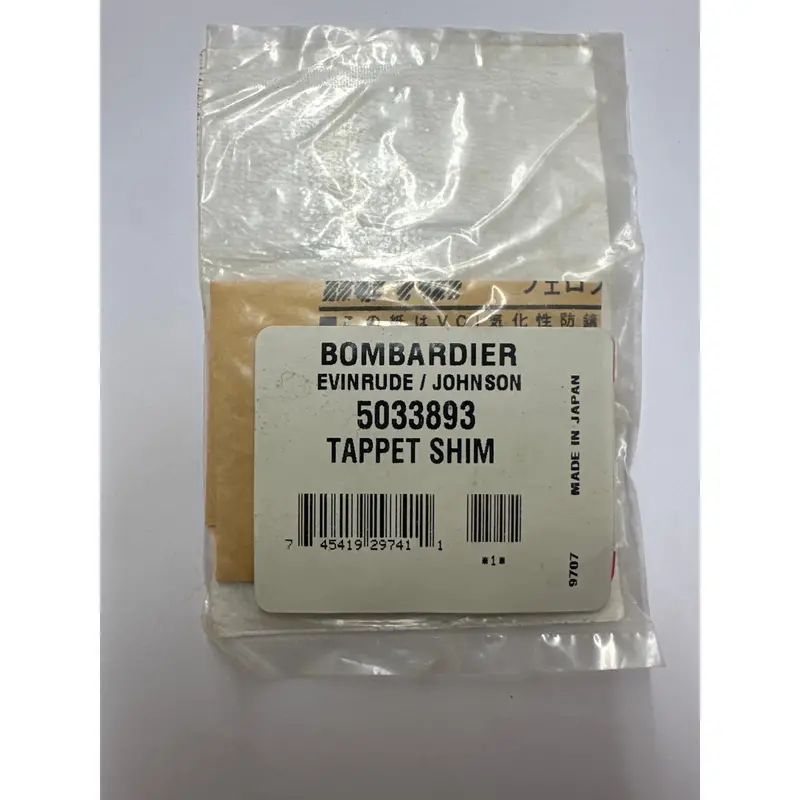 Tappet Shim Set – Thickness-Specific, Part #5033893