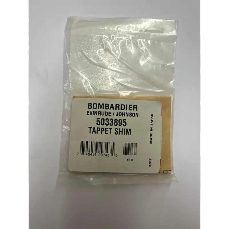 Tappet Shim Set – Thickness-Specific, Part #5033895