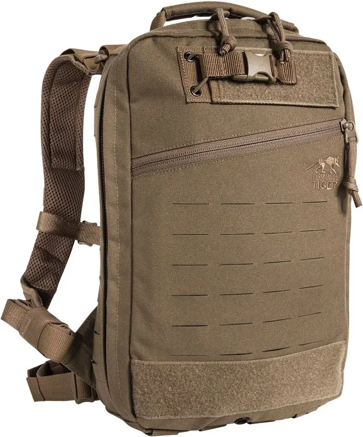 Tasmanian Tiger MKII Medic Assault Pack – Solid Black Tactical Medical Bag